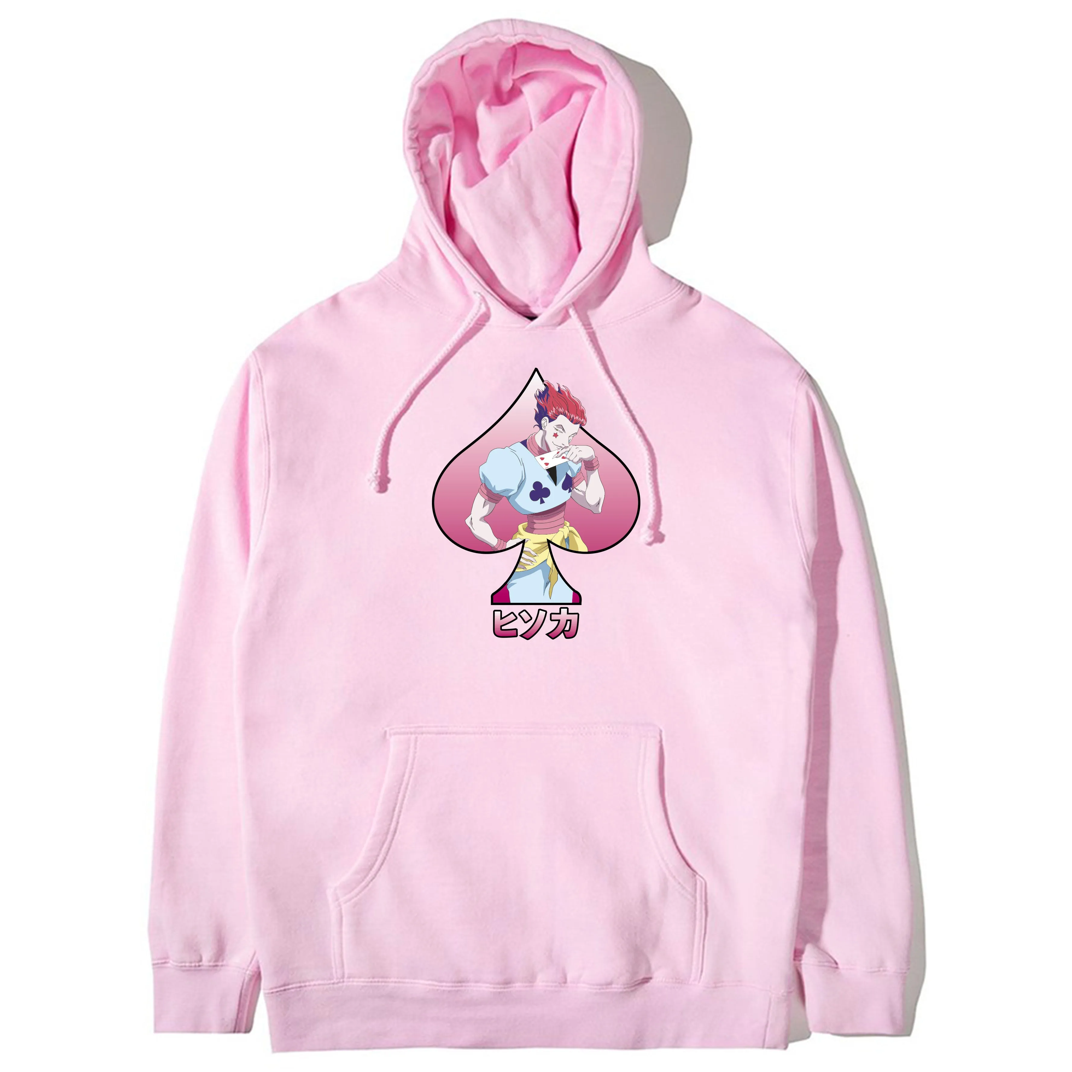 HXH HISOKA SPADE HOODIE (PINK)