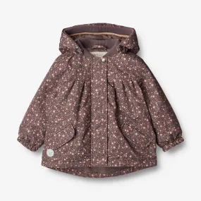 Jacket Mimmi Tech | Baby - eggplant buttercups