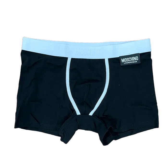 Jersey Boxer With Logo Label (Black)