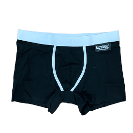 Jersey Boxer With Logo Label (Black)