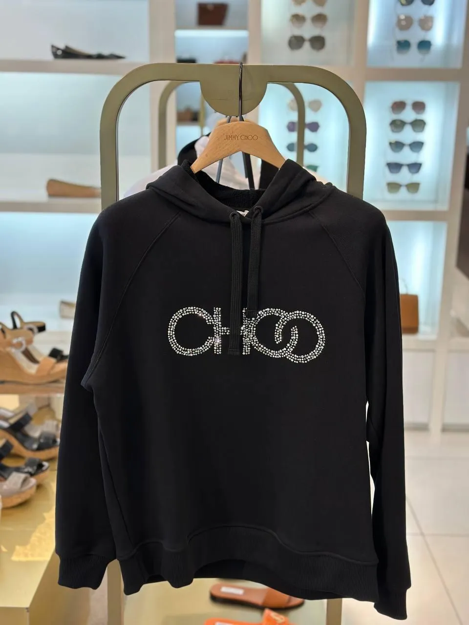 Jimmy Choo  |Long Sleeves Cotton Hoodies & Sweatshirts