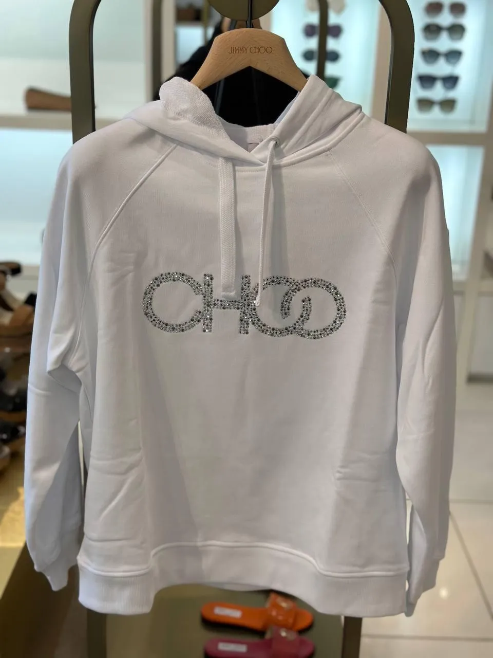 Jimmy Choo  |Long Sleeves Cotton Hoodies & Sweatshirts