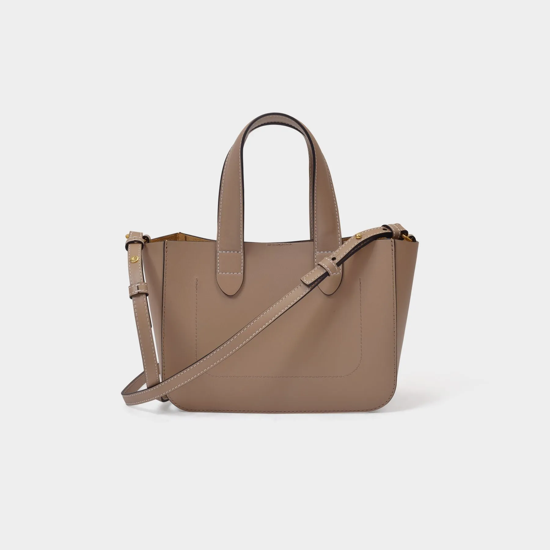 J.W. Anderson  Mini Chain Tote Bag in Brown Leather