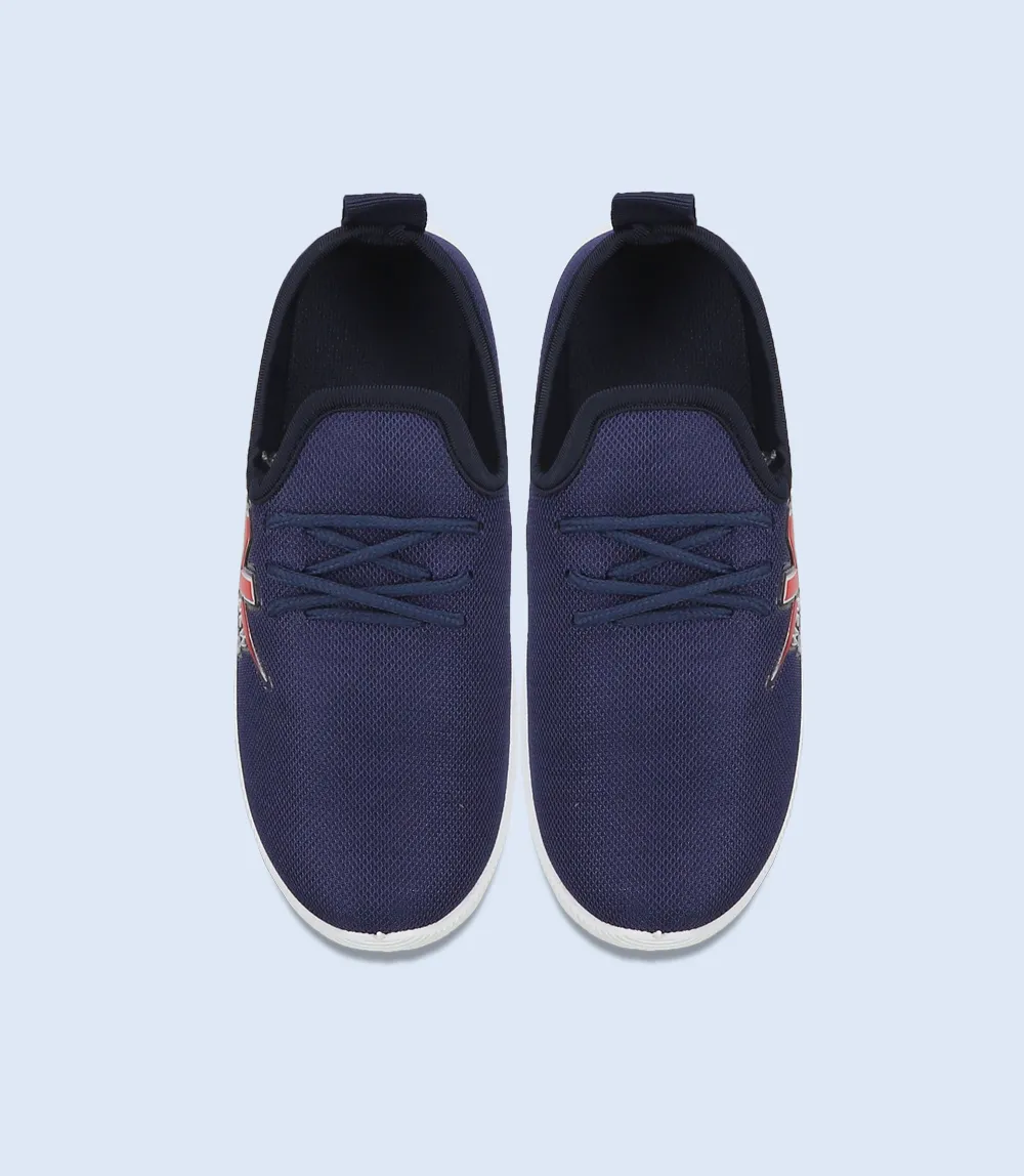 KB0129-BLUE-Boys Casual Sneakers