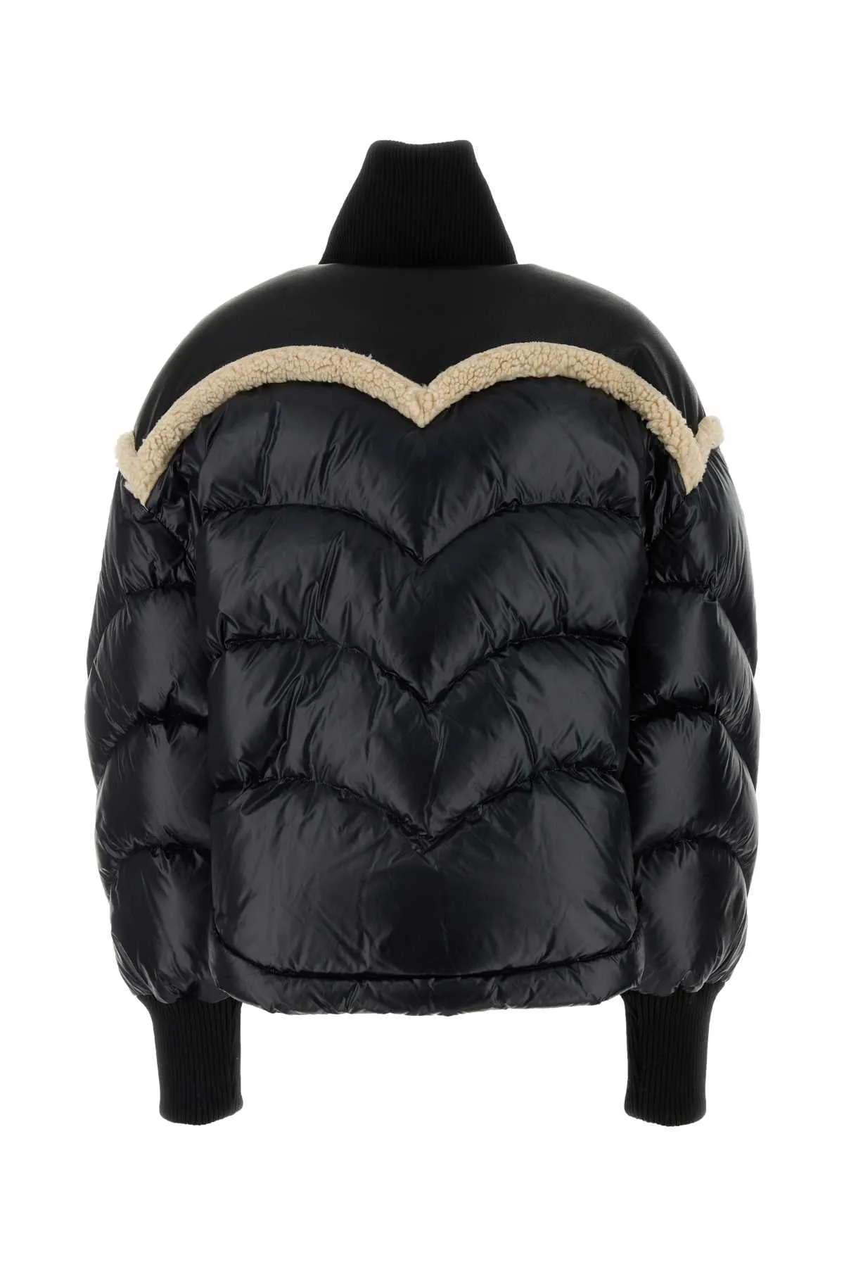 Khrisjoy Black Nylon Corazon Down Jacket