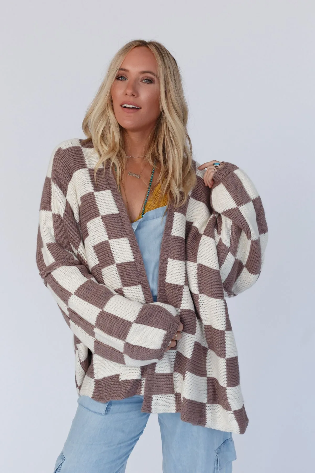 Late Check Out Cardigan - Multi