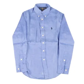 LINEN SHIRT Kid Light Royal 