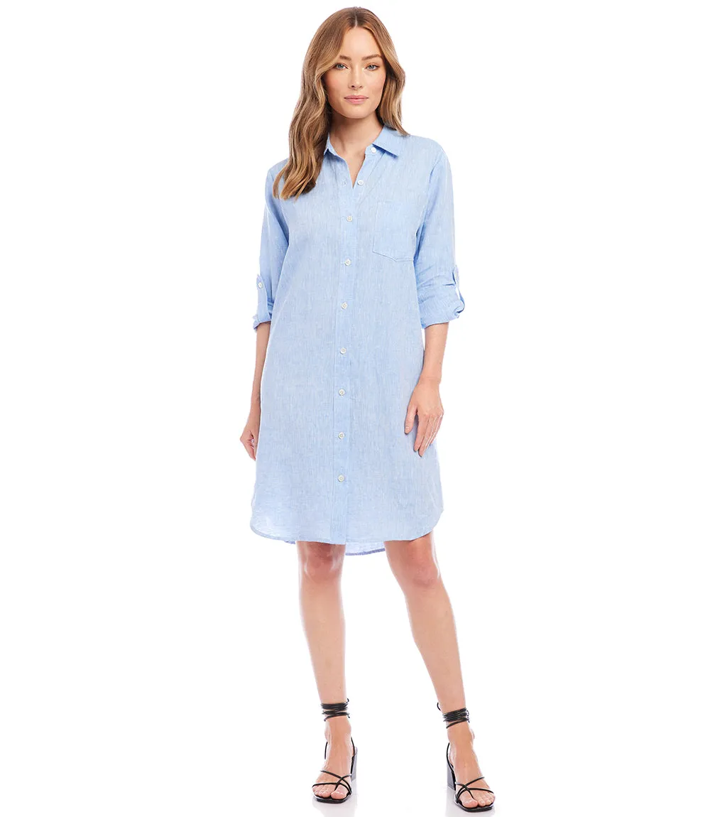 Linen Shirtdress