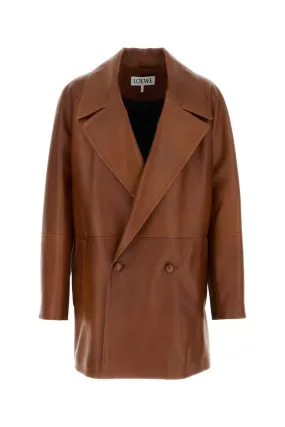 Loewe Brown Nappa Leather Jacket