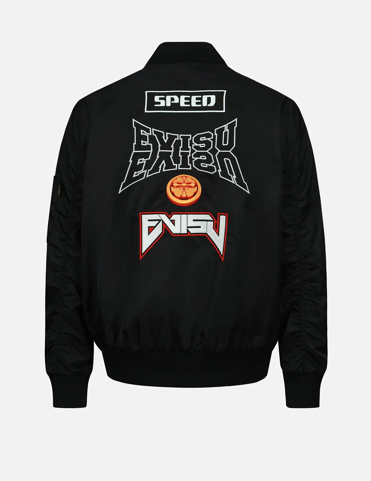 Logo and Kamon Embroidered MA-1 Bomber Jacket