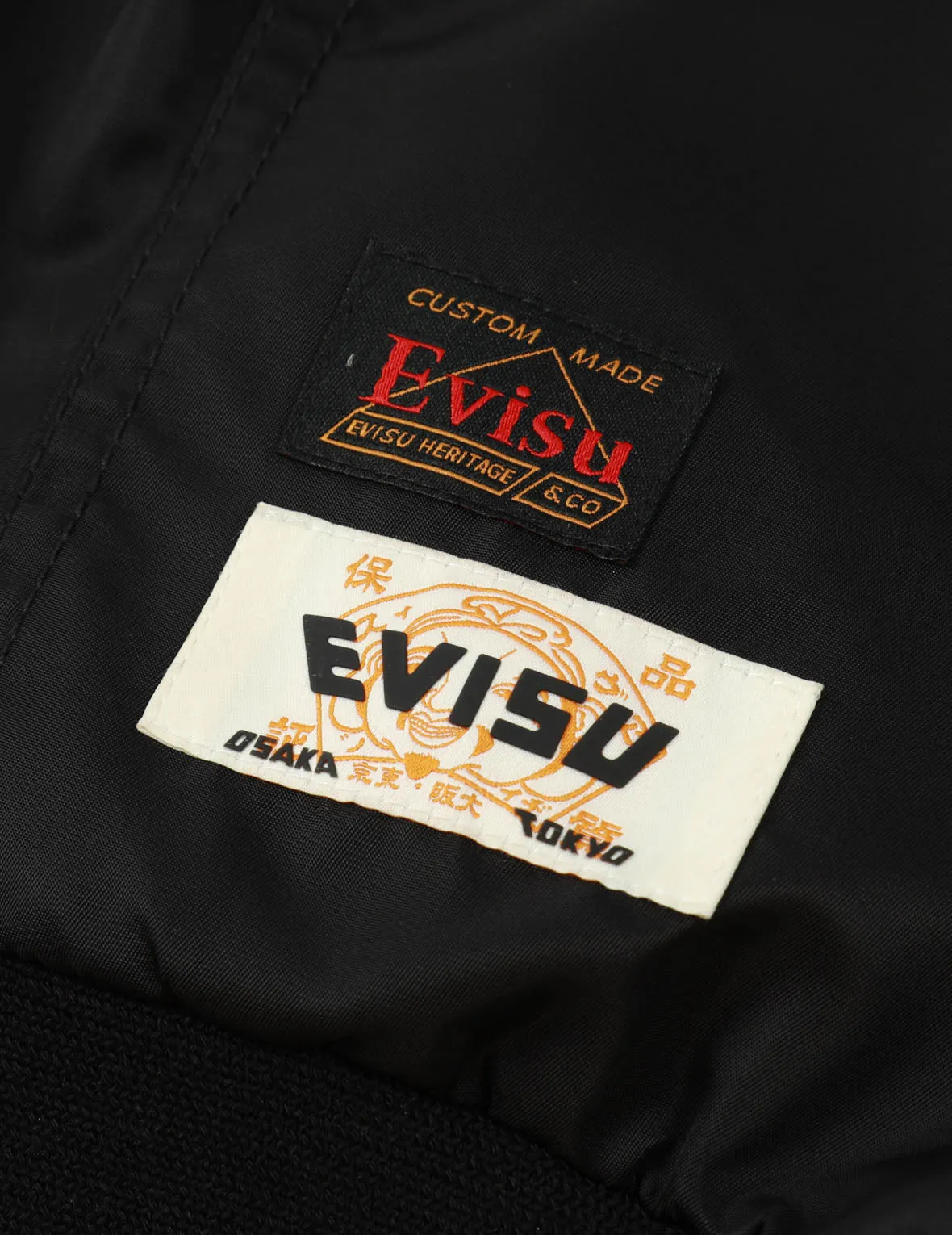 Logo and Kamon Embroidered MA-1 Bomber Jacket