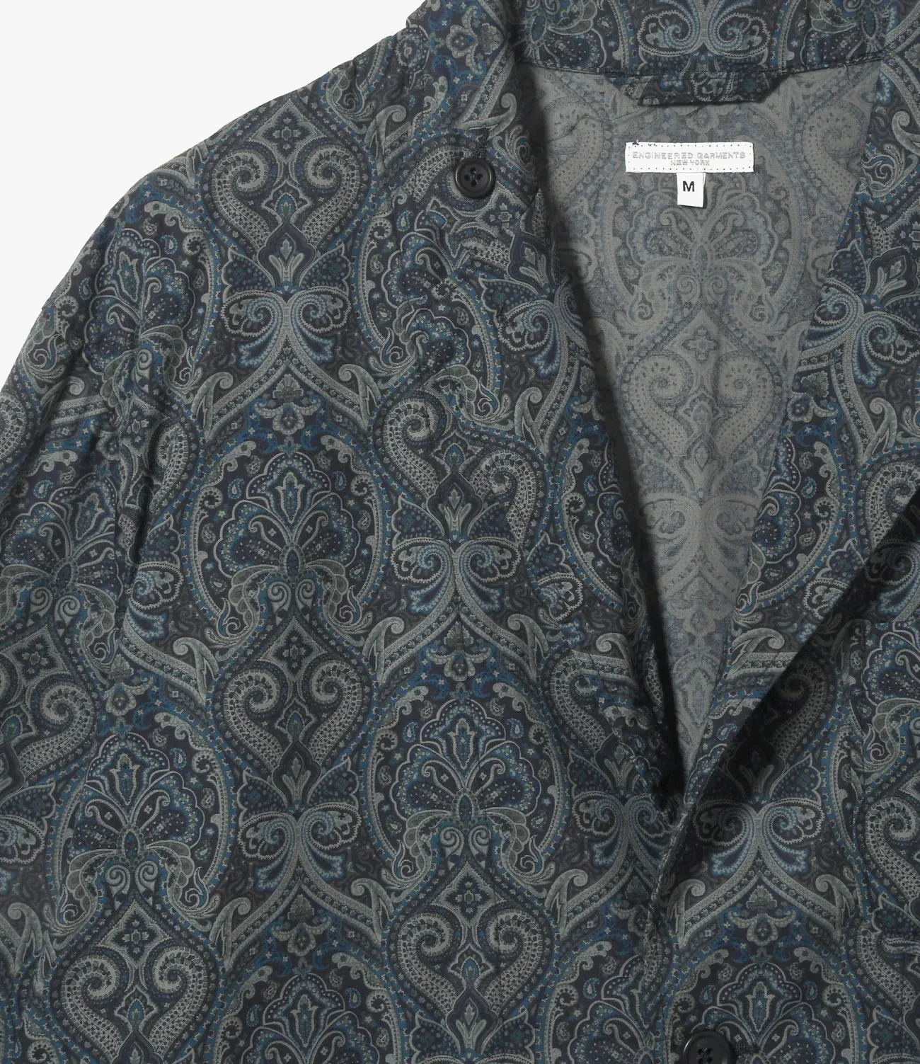 Loiter Jacket – Navy Paisley Print Cotton