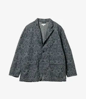 Loiter Jacket – Navy Paisley Print Cotton