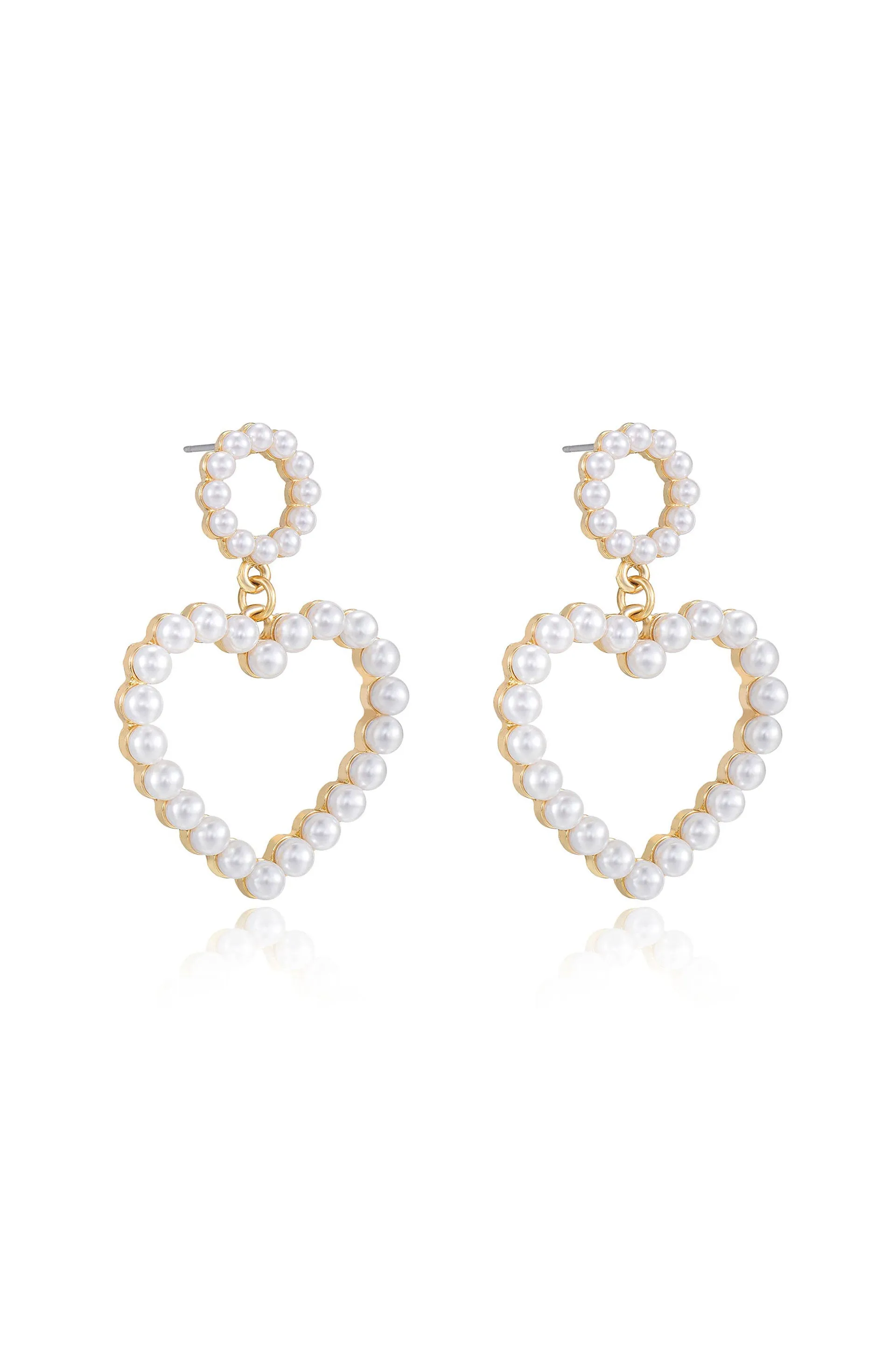 Loving Pearl Heart & Earrings