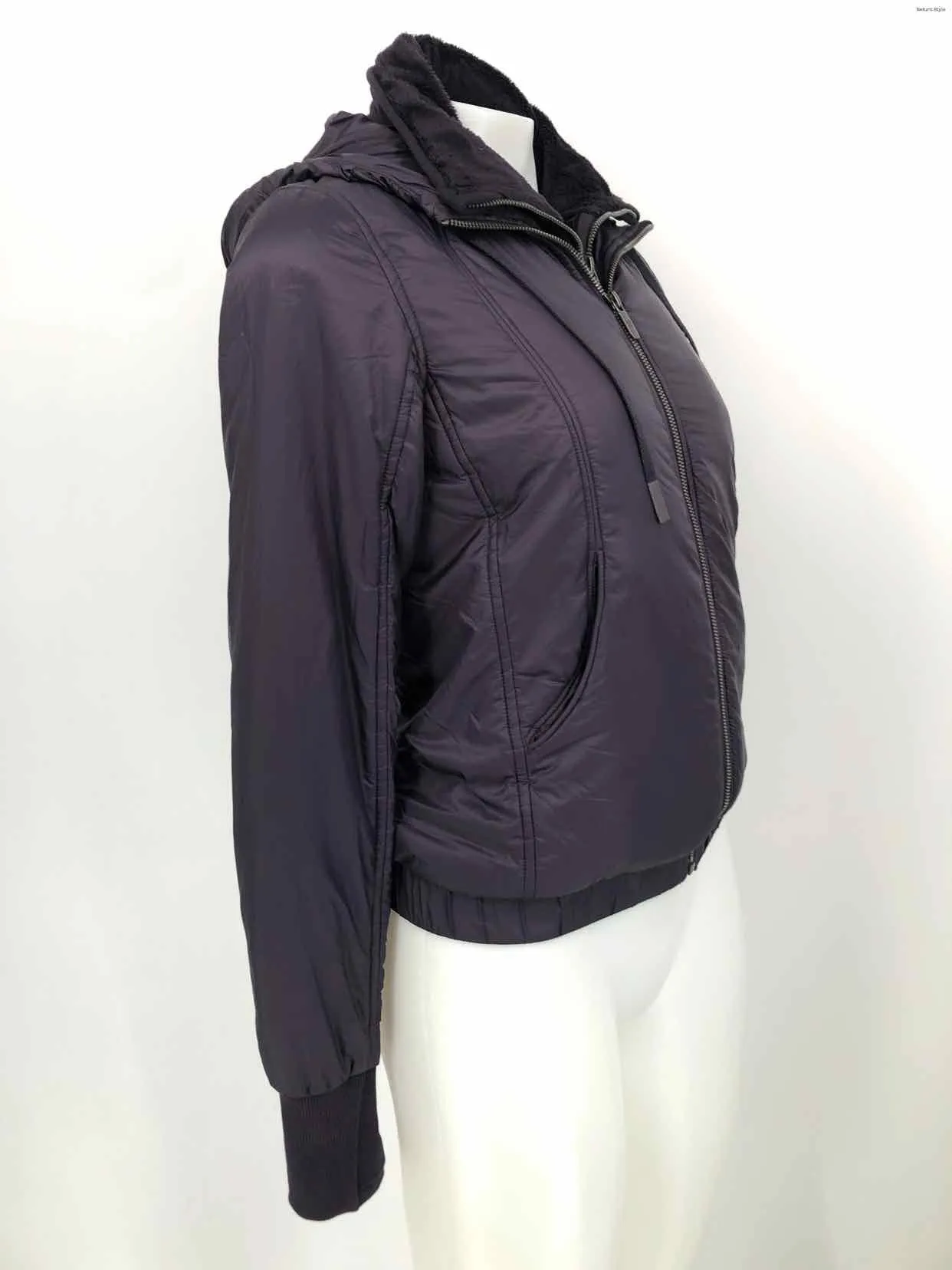 LULULEMON Eggplant Quilted Zip Front Size 2  (XS) Activewear Jacket