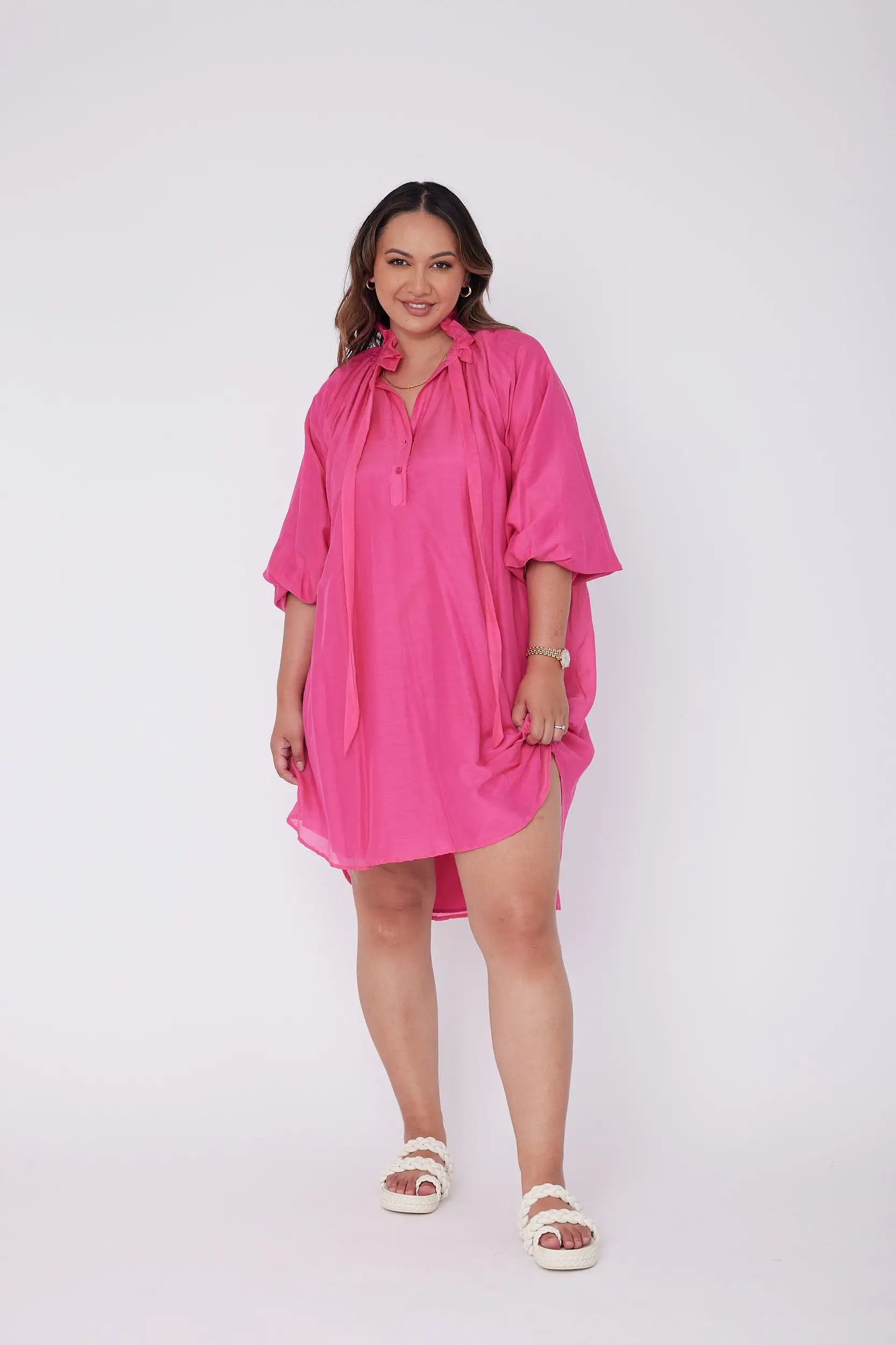 LYCIUM Dress Hot Pink