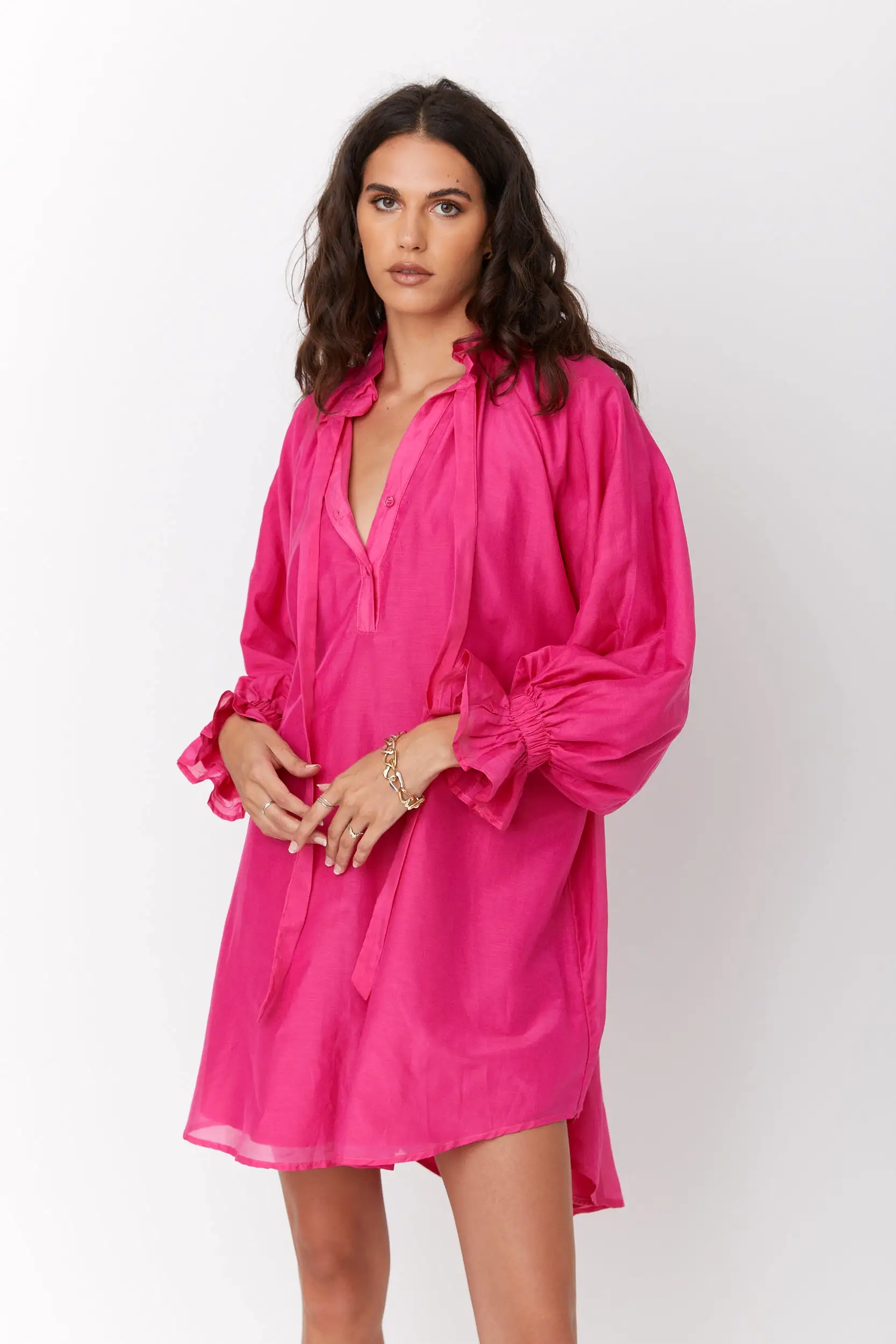 LYCIUM Dress Hot Pink