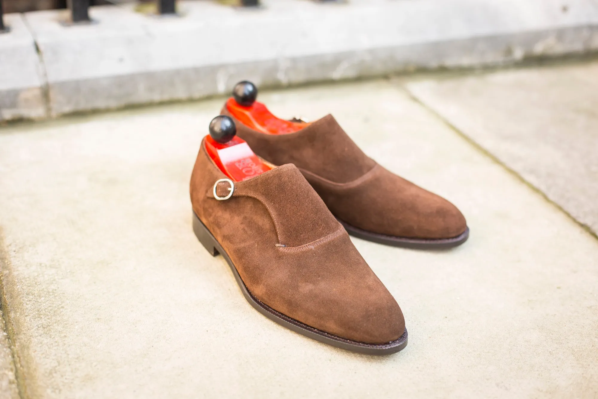 Madrona - MTO - Dark Brown Suede - NGT Last - Single Leather Sole