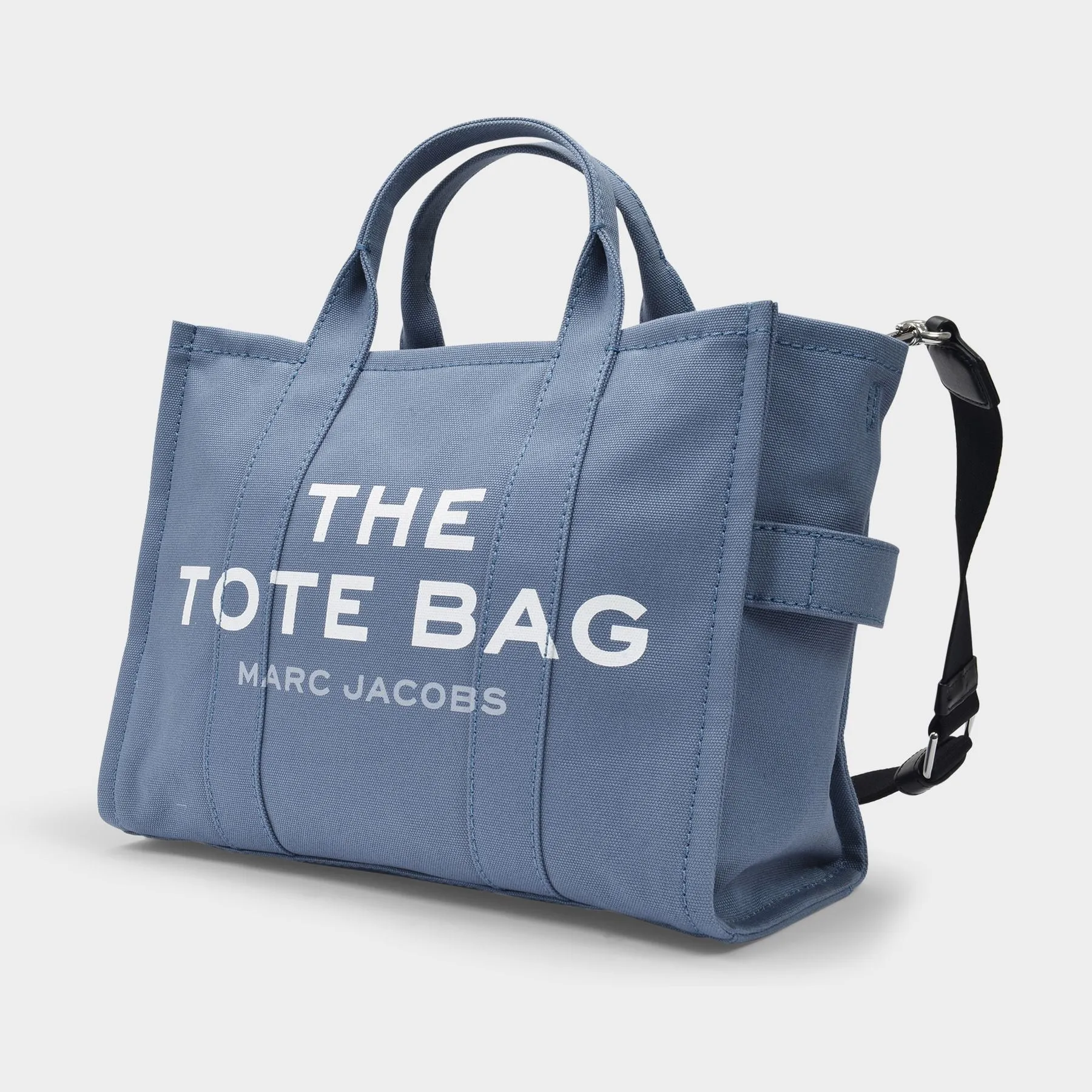 Marc Jacobs  Medium Traveler Tote Bag in Blue Shadow Cotton