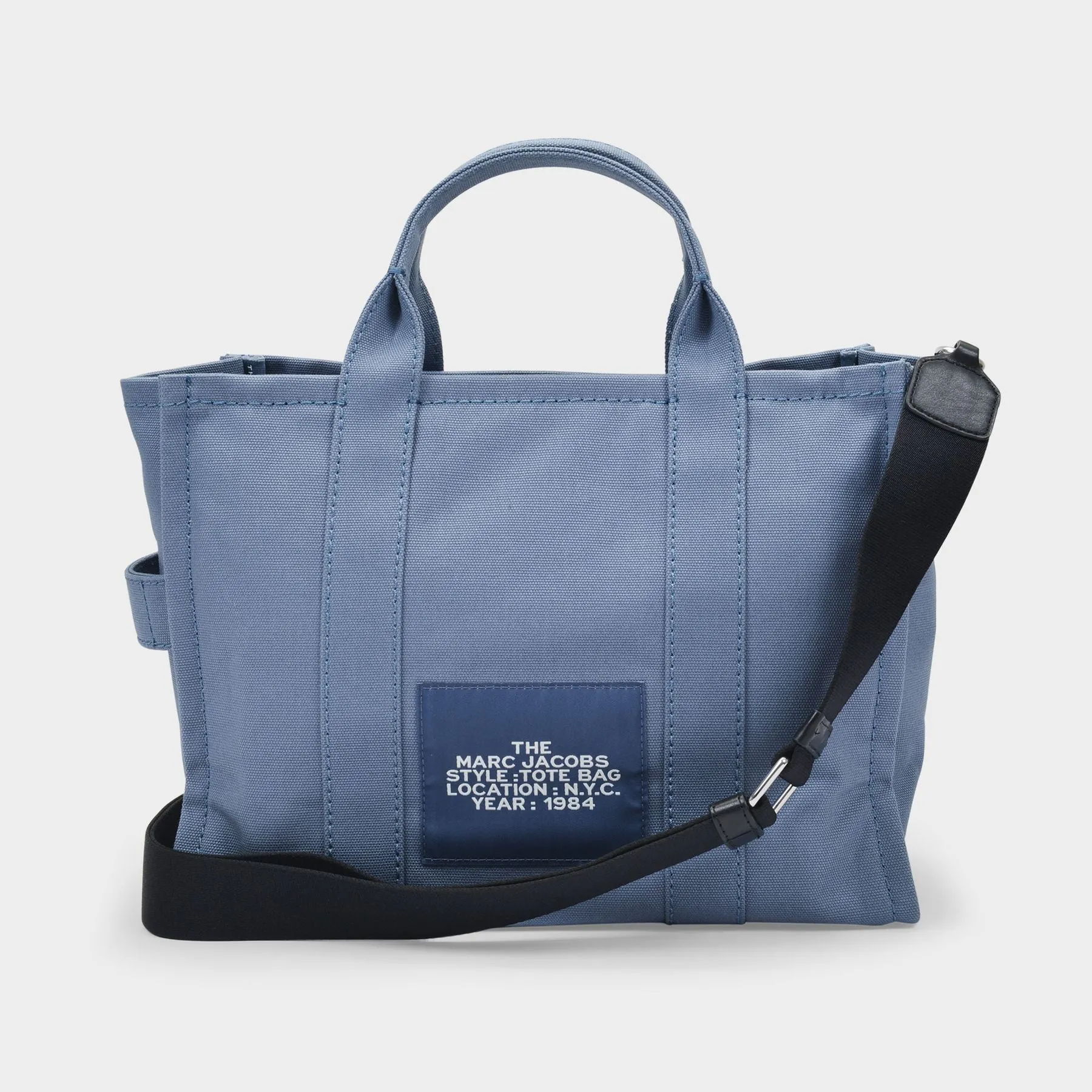 Marc Jacobs  Medium Traveler Tote Bag in Blue Shadow Cotton