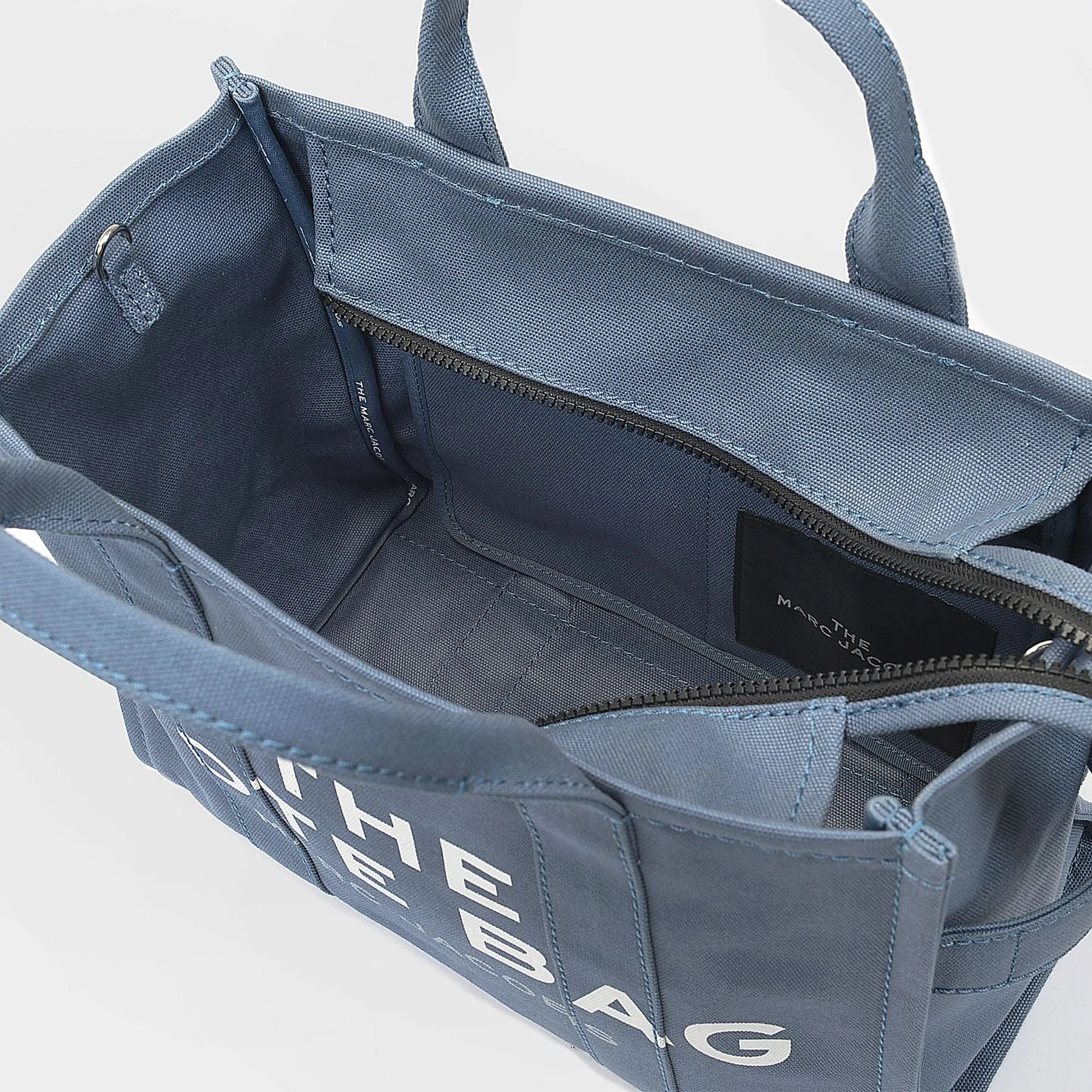 Marc Jacobs  Medium Traveler Tote Bag in Blue Shadow Cotton