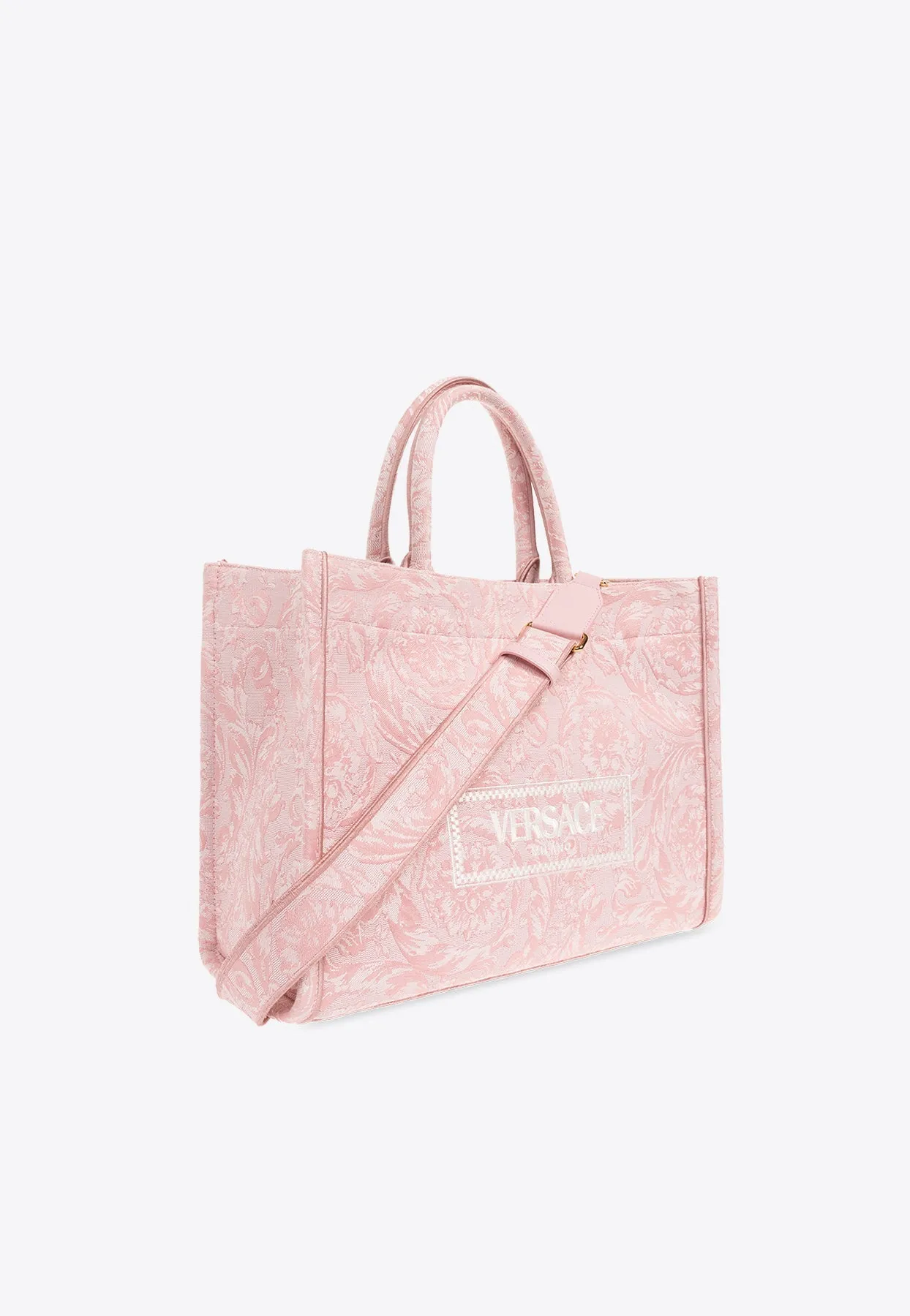 Medium Athena Barocco Jacquard Tote Bag