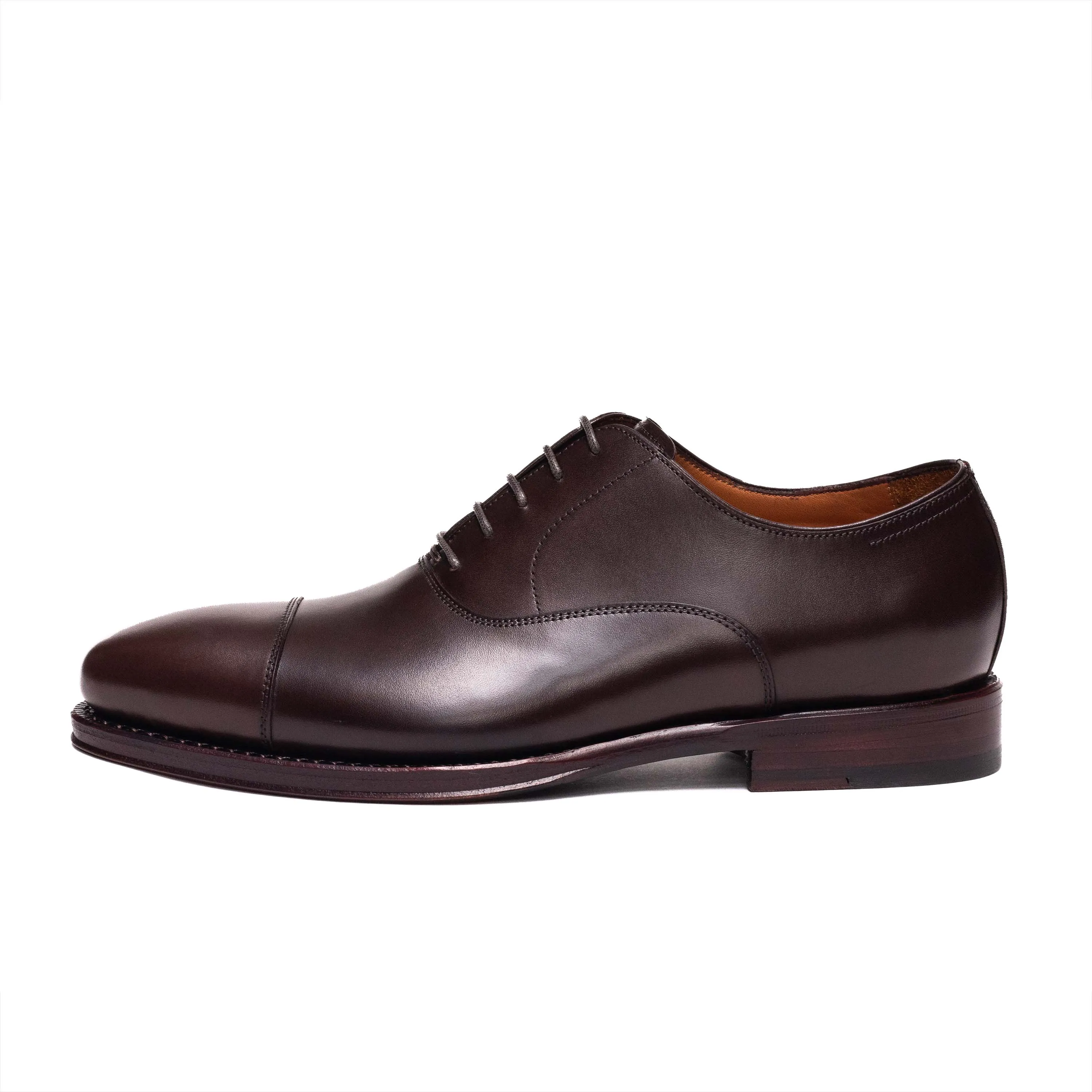 Men's Oxford Cap Toe / Dark Brown Calf 98317