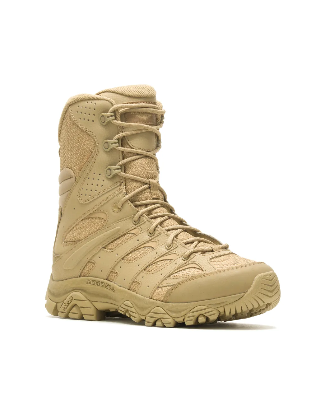 Merrell Men's Moab 3 8 Tactical Zip Waterproof Boot - Coyote