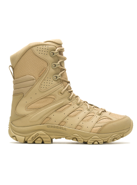 Merrell Men's Moab 3 8 Tactical Zip Waterproof Boot - Coyote