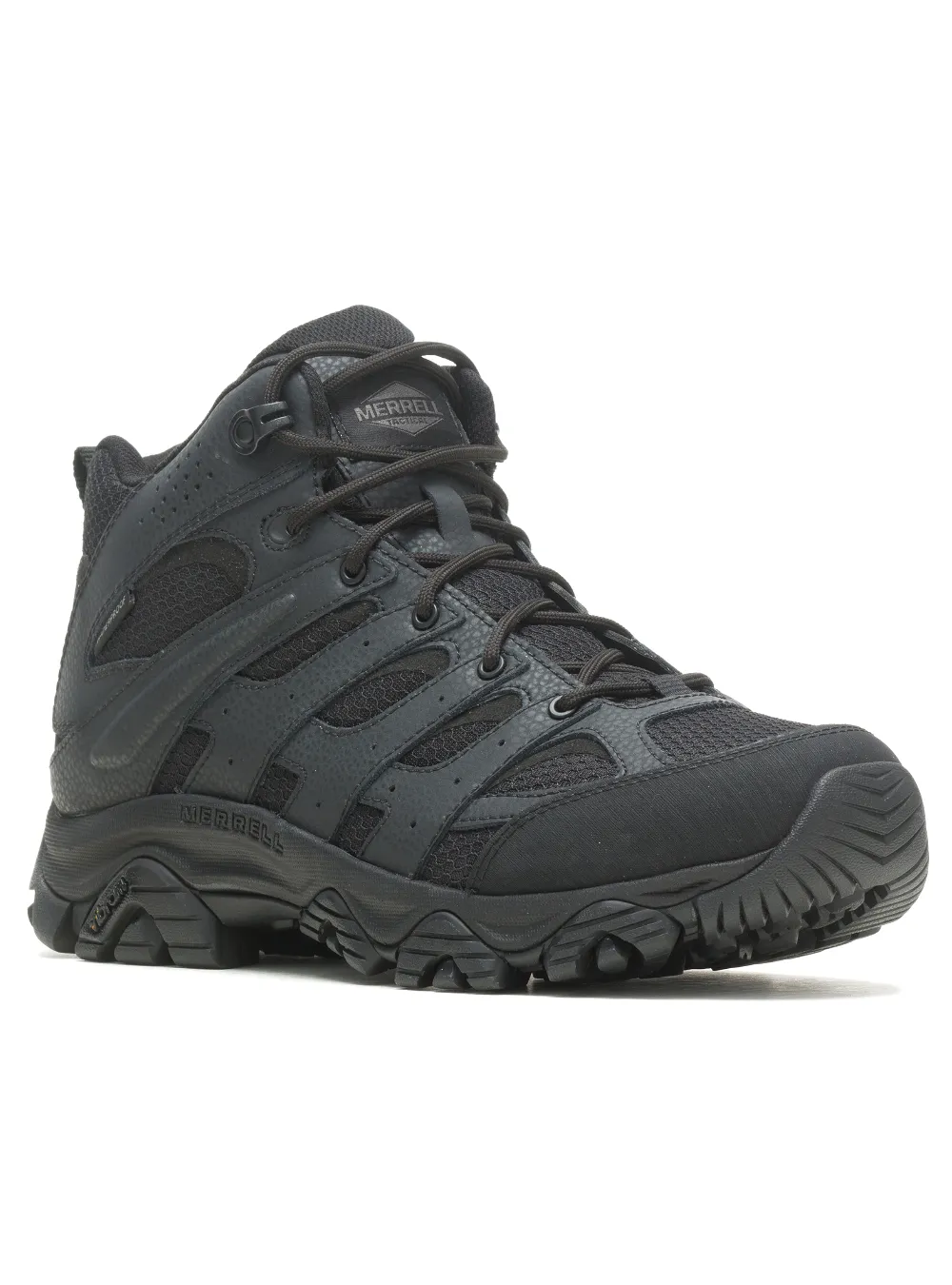 Merrell Men's Moab 3 Mid Tactical Waterproof - Black