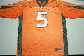 Miami Hurricanes Vintage 90's Team #5 College Jersey