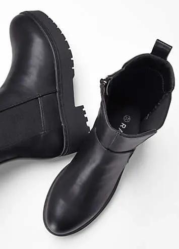 Mid Calf Chelsea Boots by bonprix | Look Again