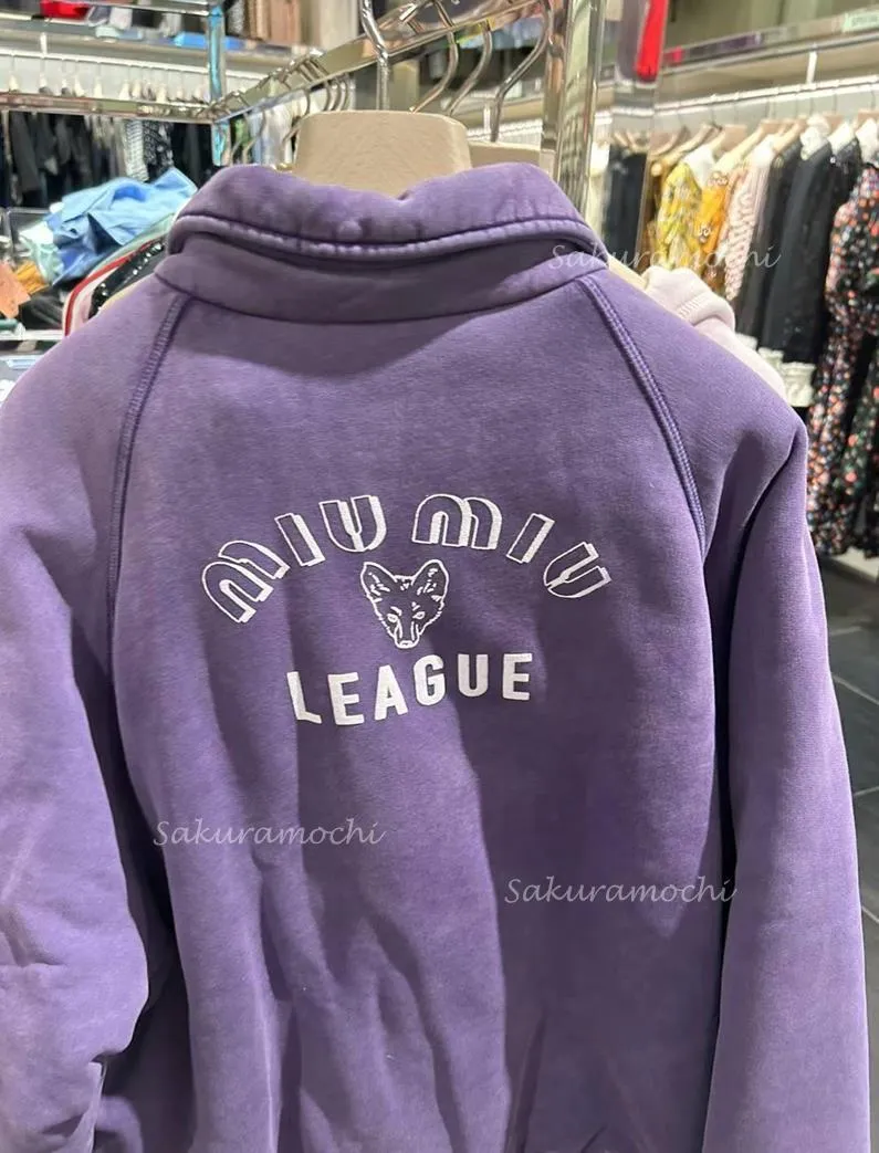 MiuMiu  |Plain Logo Outlet Hoodies & Sweatshirts