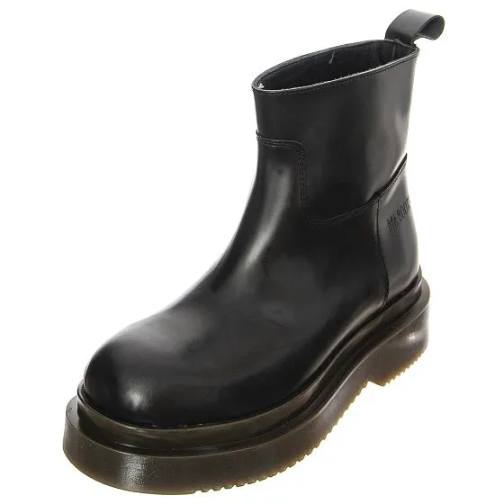 MR BOOTS Womens T 8 Smooth Black Boots