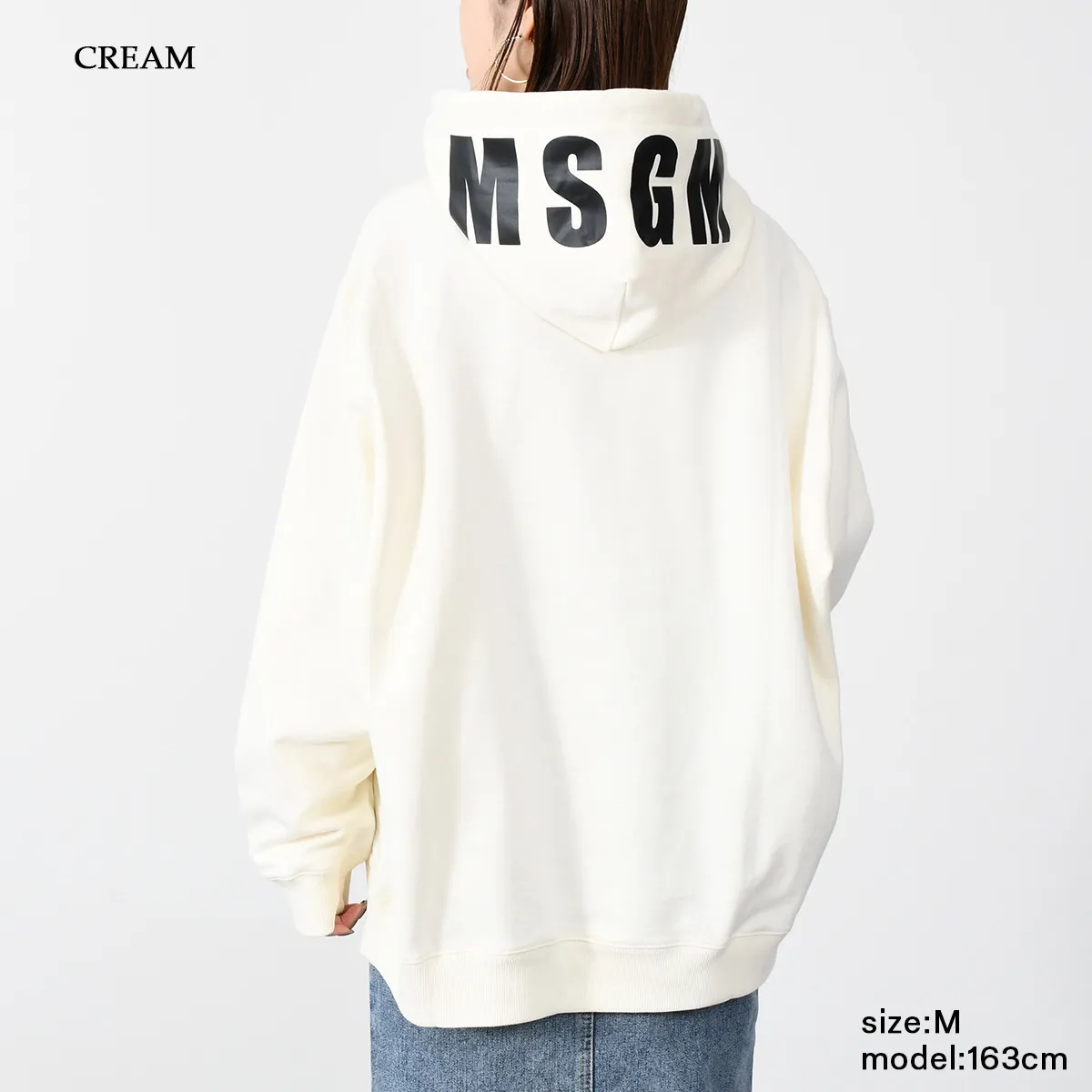 MSGM  |Long Sleeves Cotton Logo Hoodies & Sweatshirts