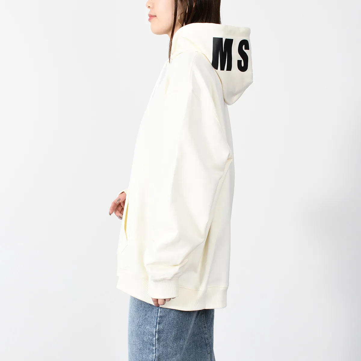 MSGM  |Long Sleeves Cotton Logo Hoodies & Sweatshirts