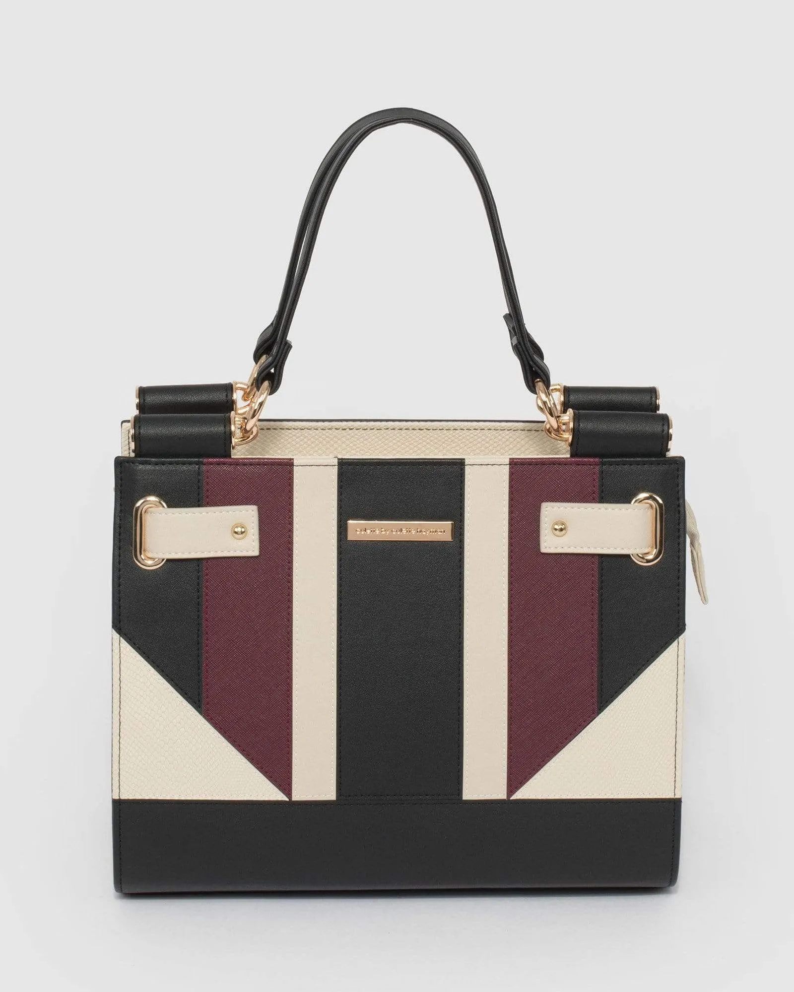 Multi Colour Steph Multi Panel Tote Bag