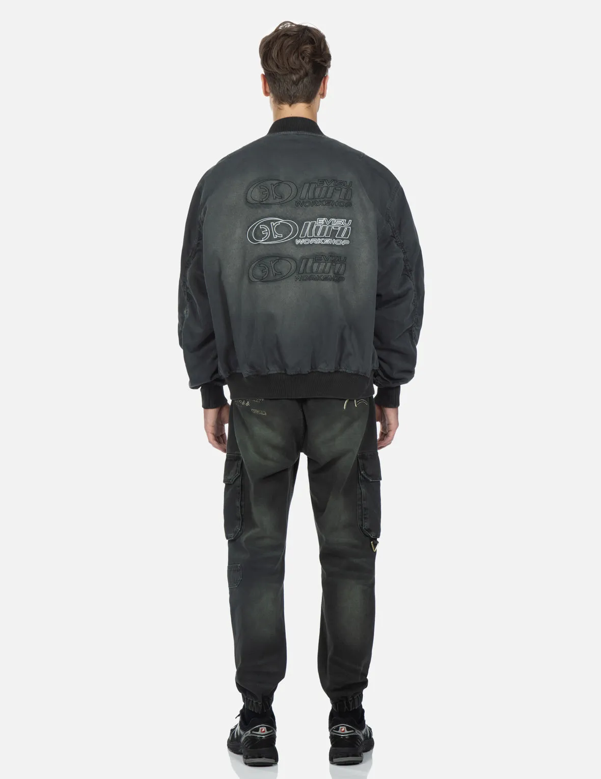 Multiple Logo Embroideries MA-1 Bomber Jacket