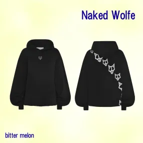 Naked Wolfe  |Plain Cotton Logo Hoodies & Sweatshirts