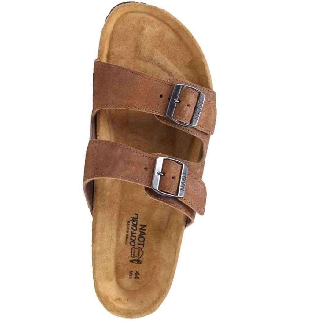 Naot Santa Barbara Sandal Antique Brown Suede 7500-EB8 (Women's)