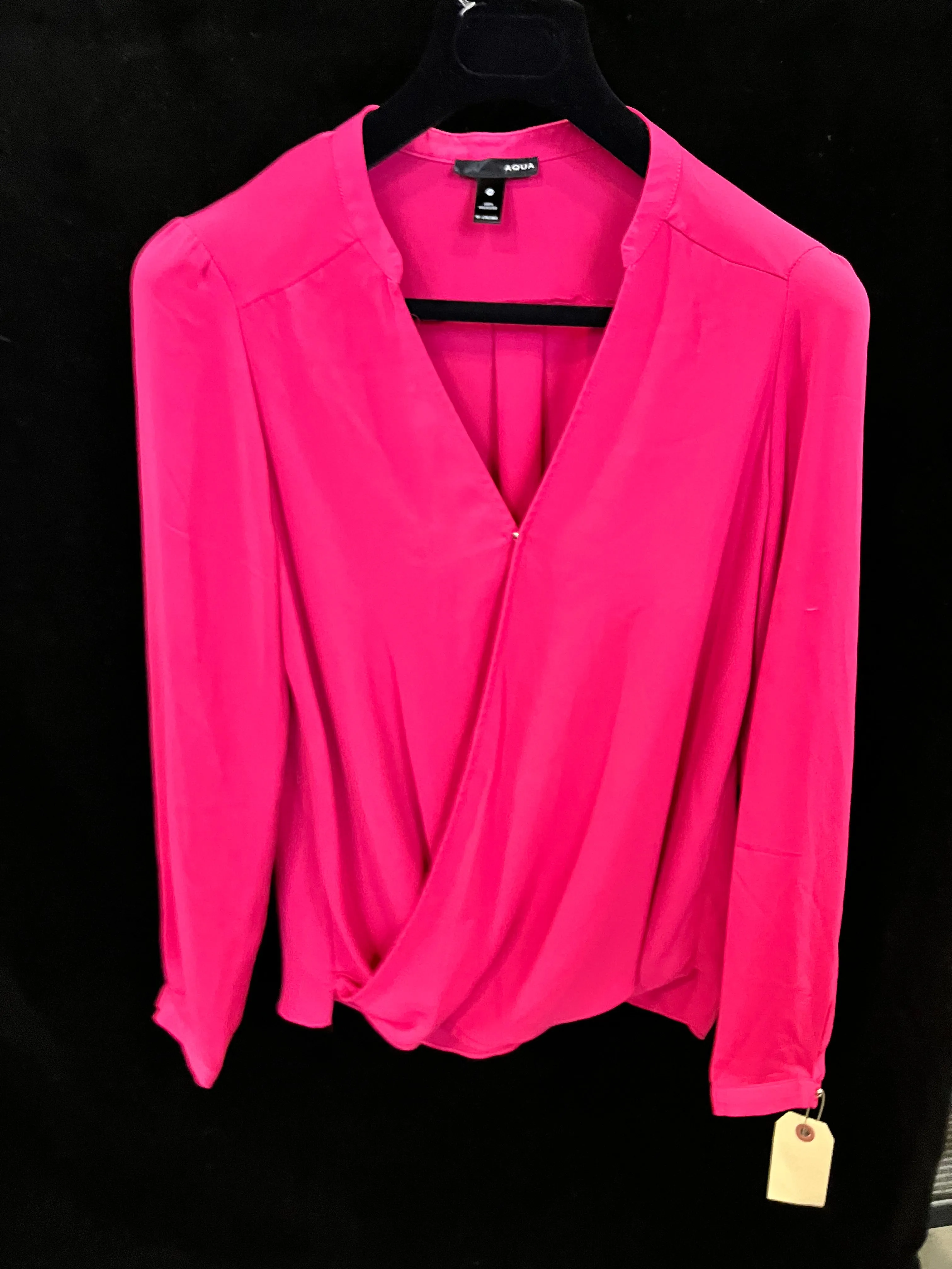 NEW GIRL: Jessica Day's Designer ACQUA Hot Pink SHIRT (S)