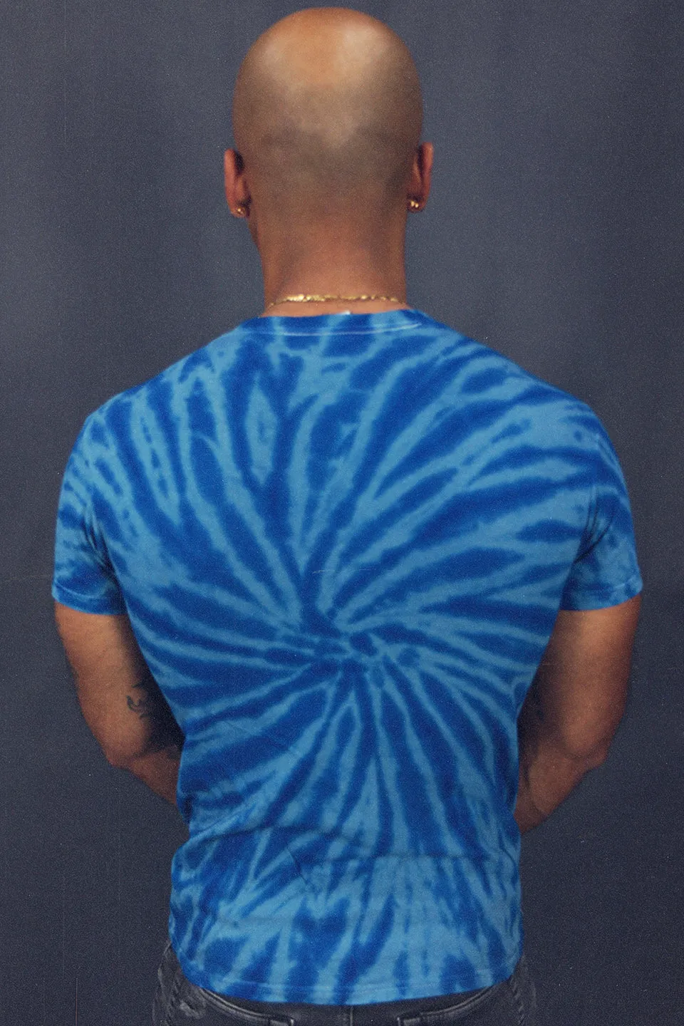 New York Giants 1925 Vintage 90s Washed Print Tie Dye T-Shirt