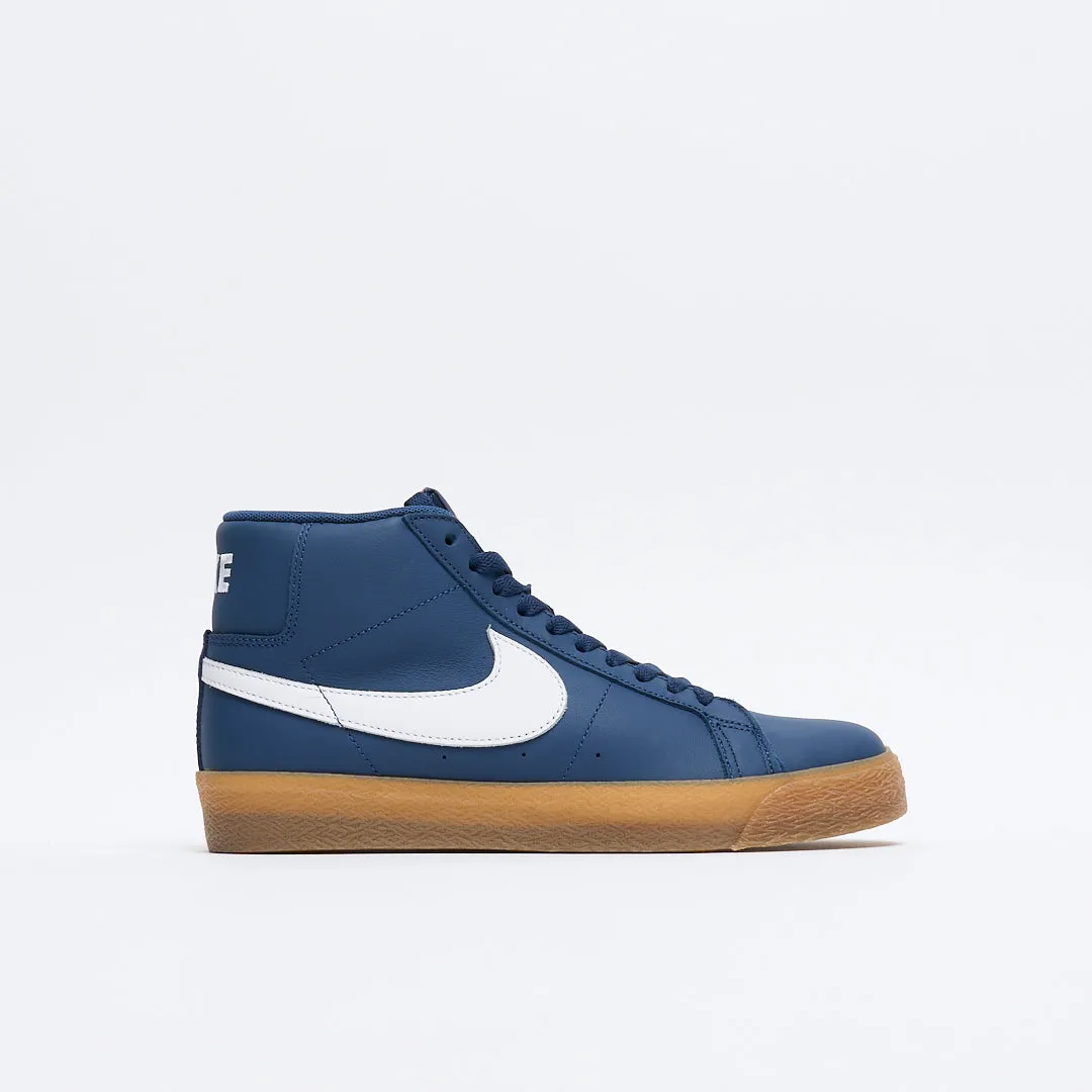 Nike SB - Zoom Blazer Mid ISO (Navy/White-Navy-Gum Light Brown)