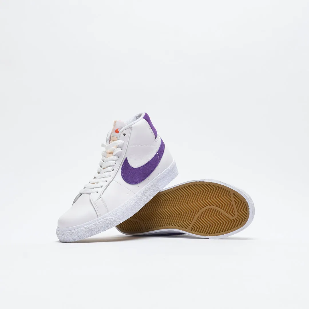 Nike SB - Zoom Blazer Mid  ISO (White/Court Purple)