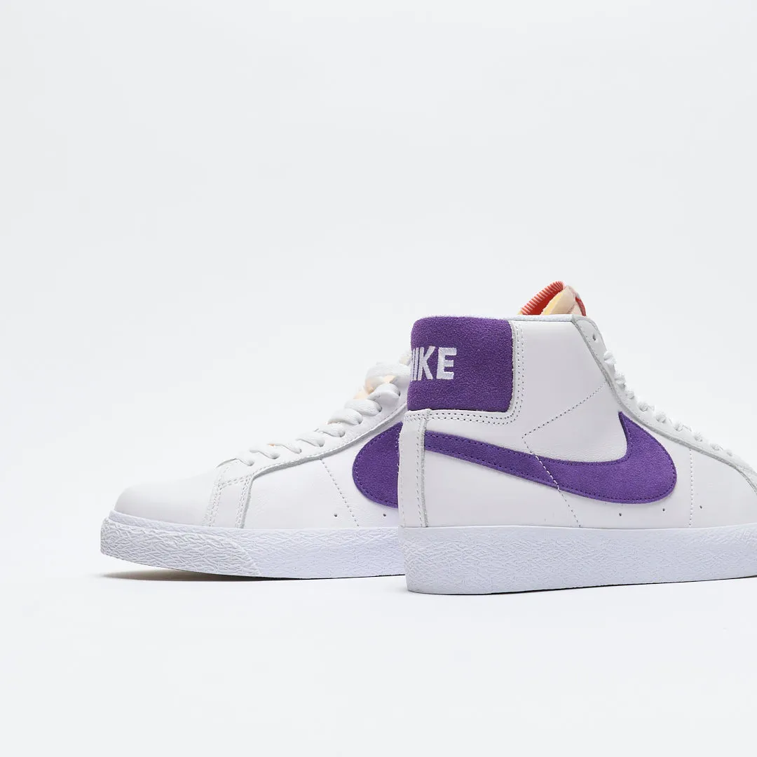 Nike SB - Zoom Blazer Mid  ISO (White/Court Purple)