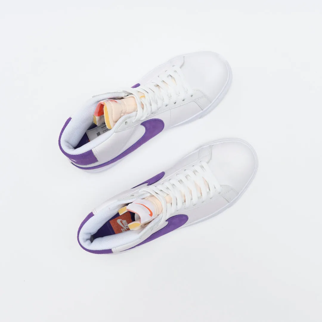 Nike SB - Zoom Blazer Mid  ISO (White/Court Purple)