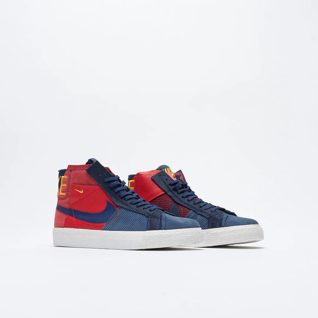 Nike SB - Zoom Blazer Mid Premium (University Red/Midnight Navy)