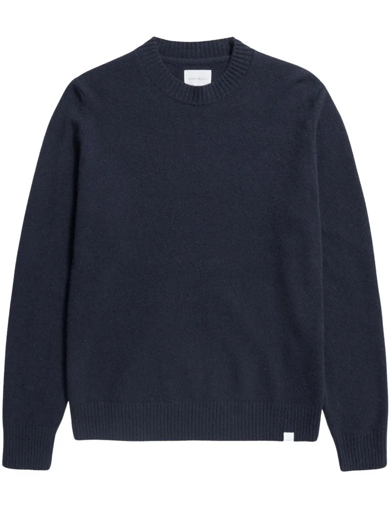 Norse Projects Standard Merino Lambswool Sweater Dark Navy