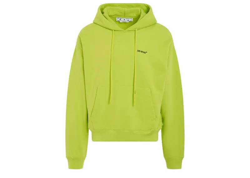 OFF-WHITE Caravaggio Over Hoodie Lime