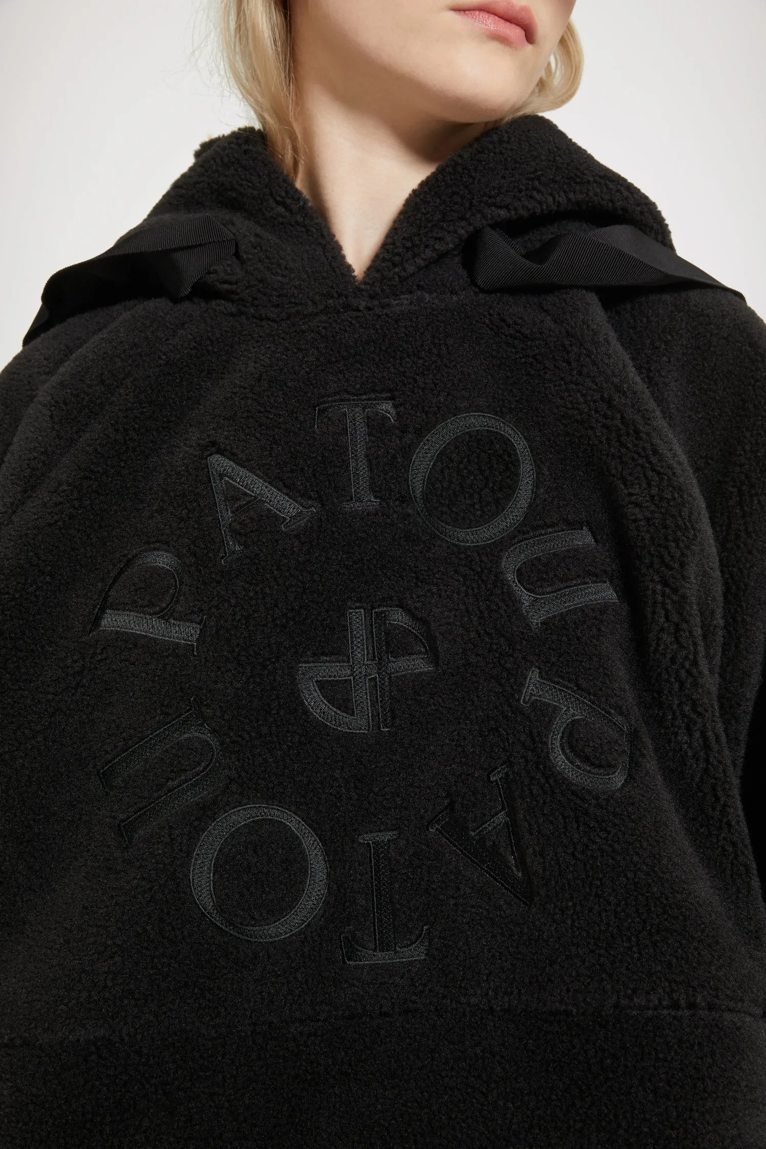 PATOU  |Long Sleeves Logo Hoodies & Sweatshirts